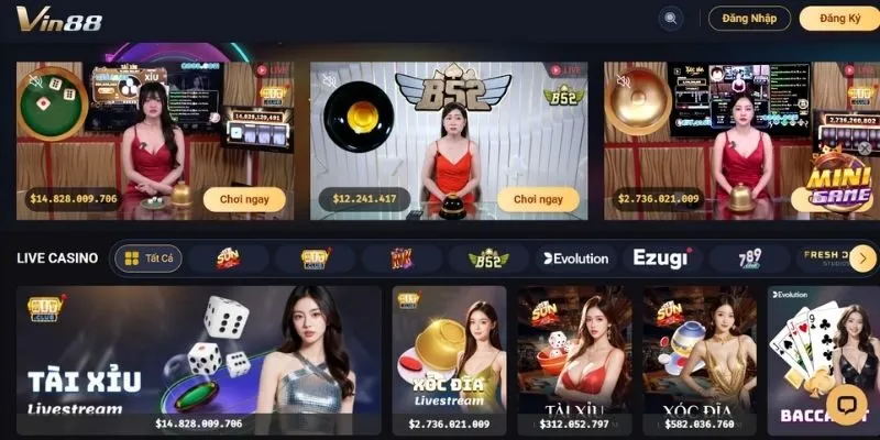 Danh mục đỉnh cao, sân chơi lý tưởng cho dân mê sòng bạc